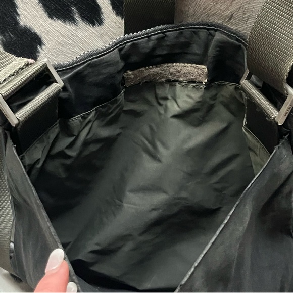 #117 PRADA Black Fabric Crossbody Bag - Picture 10 of 15